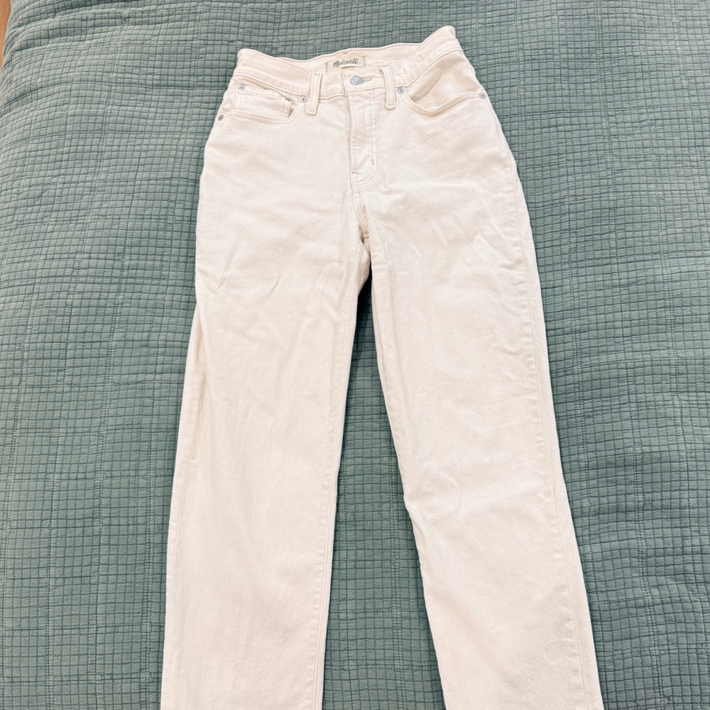 Madewell Perfect Vinage Jean - Ecru 25